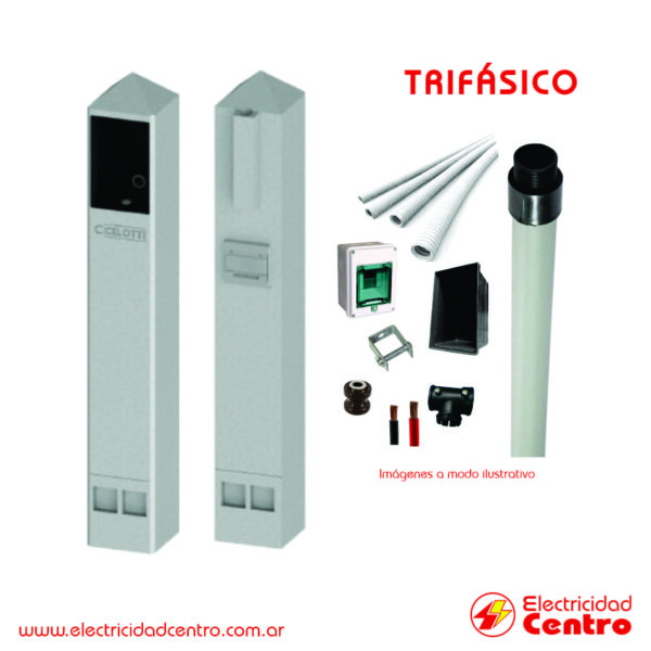 Pilares Premoldeados Trifasico Kit 11 - Electricidad Centro Villa Carlos Paz Cordoba 2