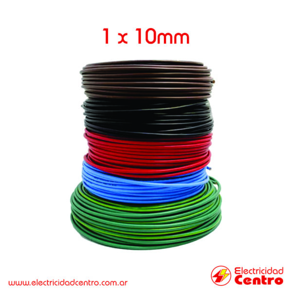 Cable Unipolar R2000 10mm varios colores 1 - Electricidad Centro