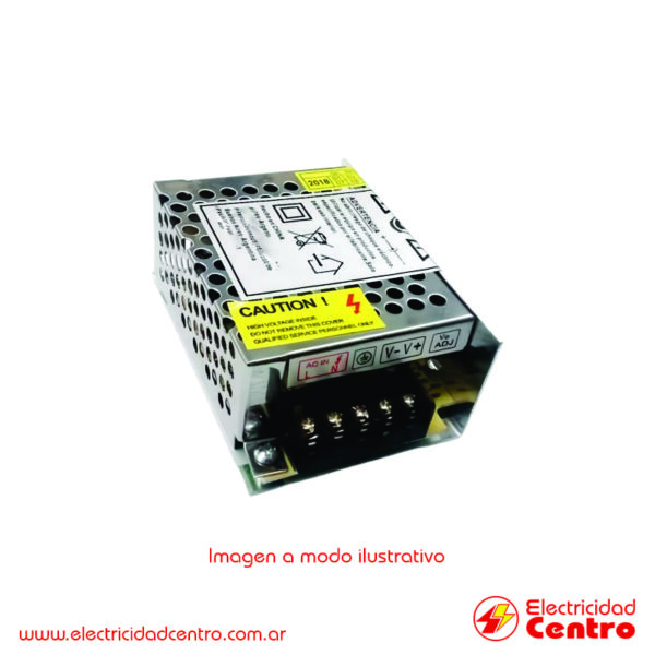 Fuente Switching Metálica Led INDUSTRIA SUR 12V 2A - 12159 - Electricidad Centro