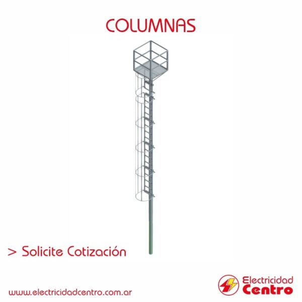 COLUMNA CON GUARDA HOMBRE 2 - Electricidad Centro