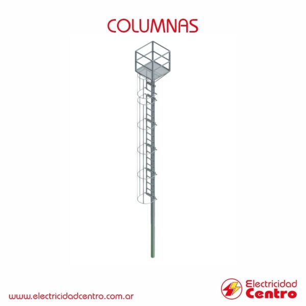 COLUMNA CON GUARDA HOMBRE - Electricidad Centro