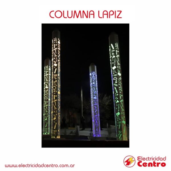 COLUMNA LAPIZ - Electricidad Centro