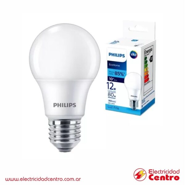 Lampara Led PHILIPS Eco Home Fria - Electricidad Centro 1-min