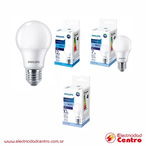 Lampara Led PHILIPS Eco Home Fria - Electricidad Centro 2-min