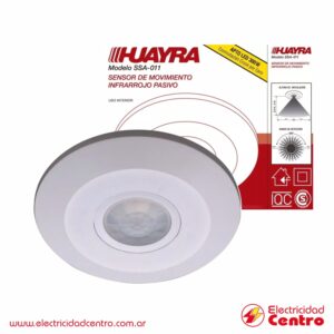 SENSOR MOVIMIENTO HUAYRA TECHO SSA-011 27045 - Electricidad Centro 1