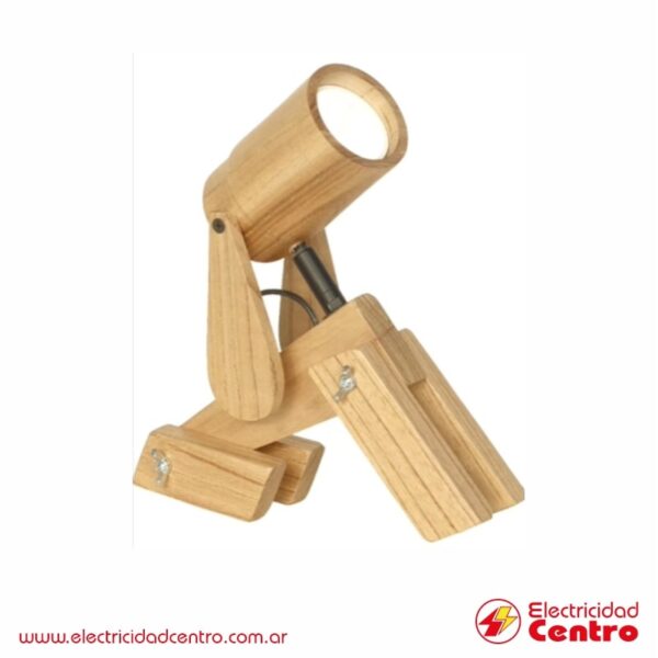 Velador Perro Articulado CARILUX de Madera - Cod. 26651 - Electricidad Centro 1-min