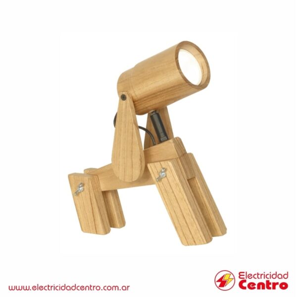 Velador Perro Articulado CARILUX de Madera - Cod. 26651 - Electricidad Centro 2-min