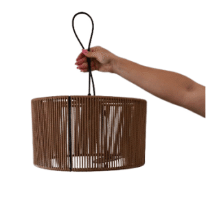 Colgante BF CILINDRO  Ø37CM x 20  HILO PPP - Varios colores  YUTE  cod 27614