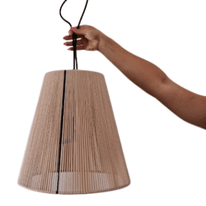 Colgante BF CONICO  Ø40CM x 38  HILO PPP - Varios colores  YUTE  cod 27615